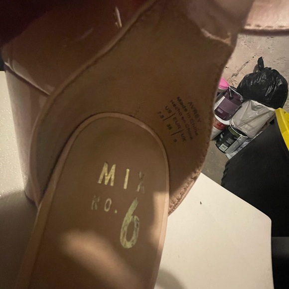 Nude Block Heels - Picture 5 of 8